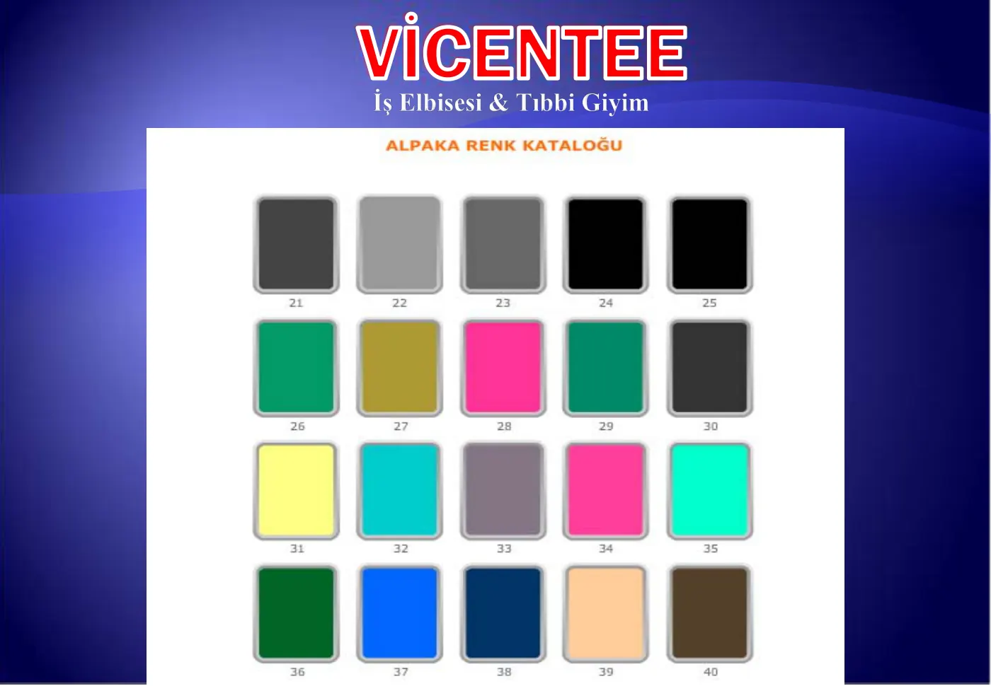 Vicentee Otel ve restoran kıyafetleri kataloğu, sayfa 4