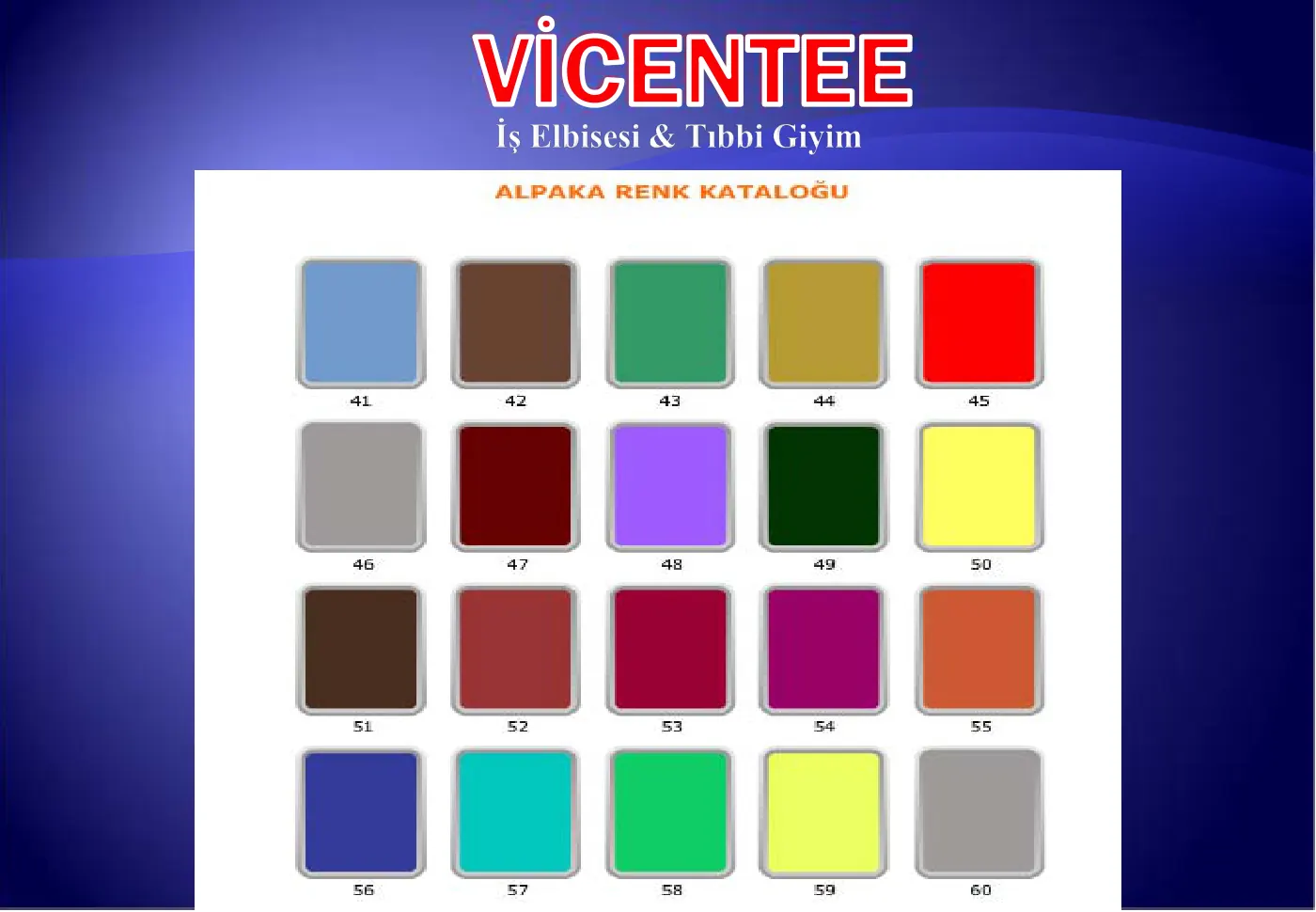 Vicentee Otel ve restoran kıyafetleri kataloğu, sayfa 5