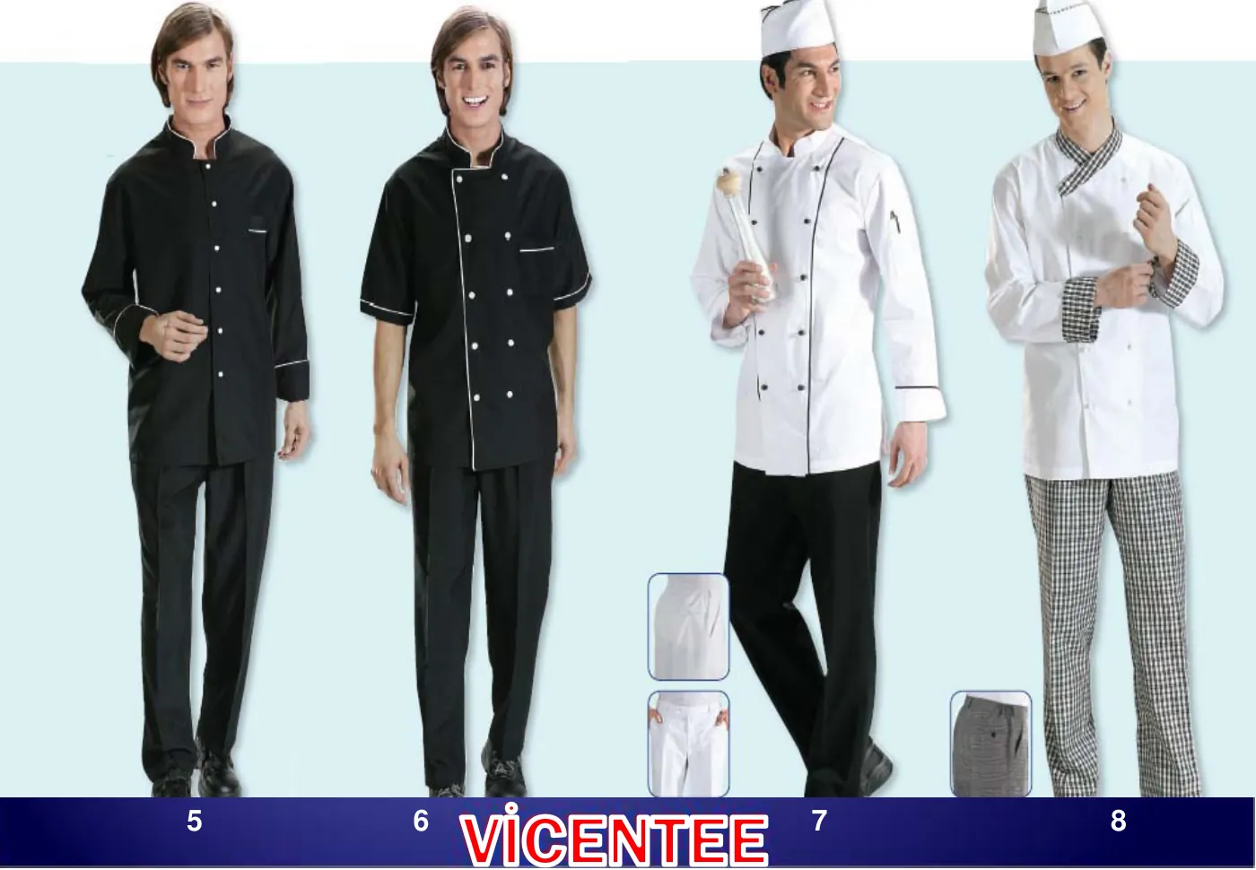 Vicentee Otel ve restoran kıyafetleri kataloğu, sayfa 7