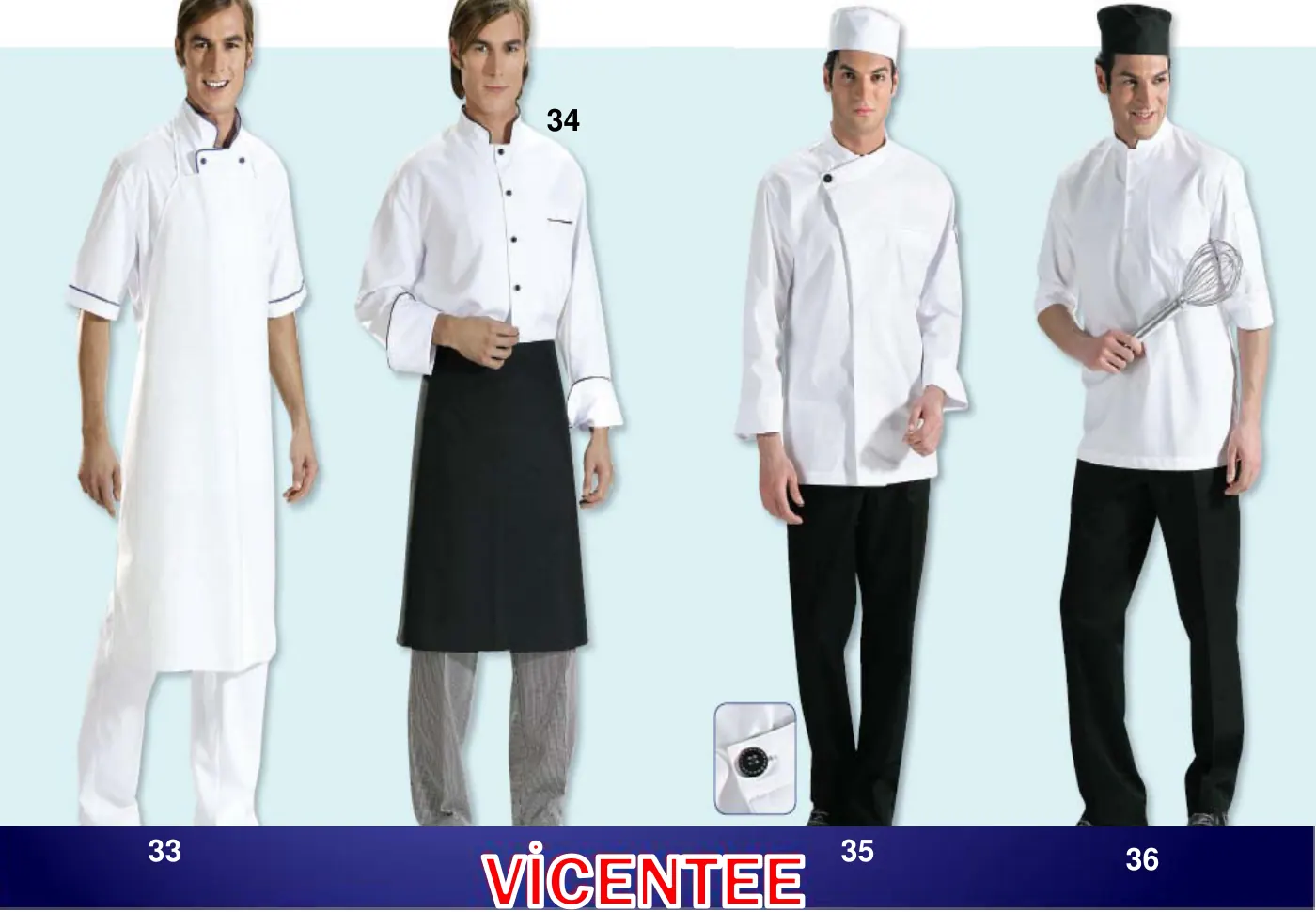 Vicentee Otel ve restoran kıyafetleri kataloğu, sayfa 13