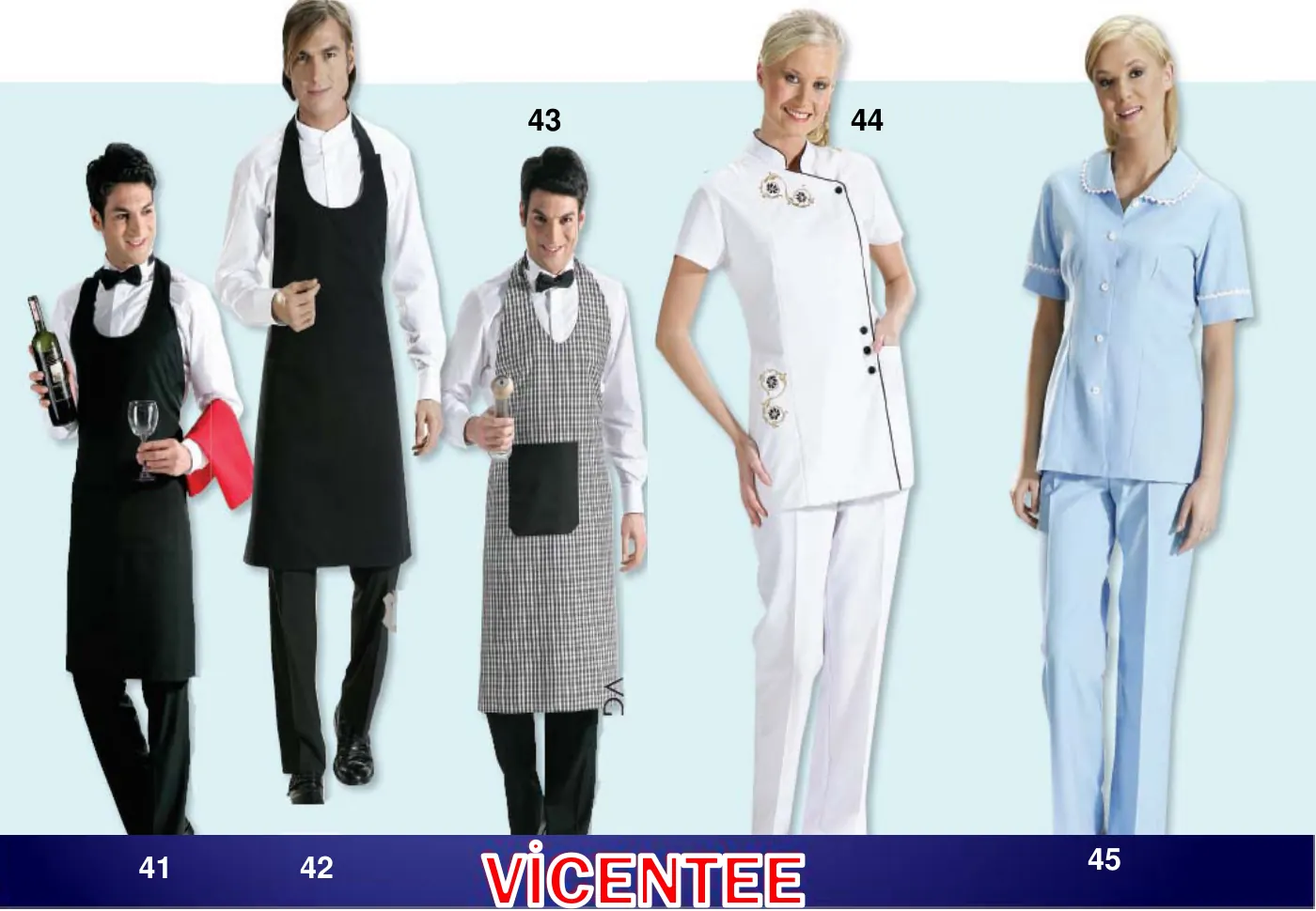 Vicentee Otel ve restoran kıyafetleri kataloğu, sayfa 15