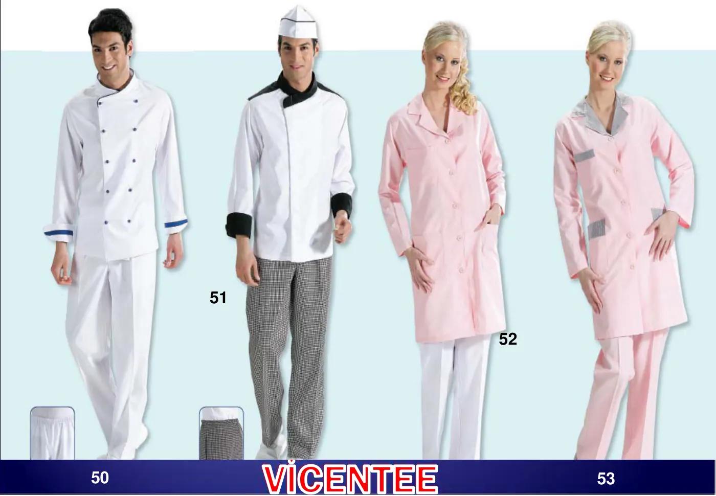 Vicentee Otel ve restoran kıyafetleri kataloğu, sayfa 17
